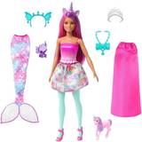 Barbie mermaid Mattel Barbie Dreamtopia Doll with Fantasy Animals HLC28
