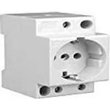 Eaton Stikkontakter Eaton DIN rail mains socket w/o cover Z-SD230 Pure white (RAL 9010) 1 pc(s)