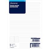 A5 Kontorpapir Filofax White Ruled Notepaper A5 Refill 25pcs