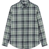 Grøn - Ternede Tøj Wood Wood Adam Checked Flannel Shirt