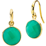 Izabel Camille Prima Donna Earrings - Gold/Green