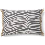 Classic Collection Puder Classic Collection Zebra Komplet pyntepude Sort, Grå, Beige (60x40cm)