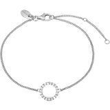 Blank Armbånd Christina Jewelry Sparkling Circle Bracelet - Silver/Topaz