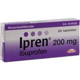 Ibuprofen - Smerter & Feber Håndkøbsmedicin Ipren 200mg 20 stk Tablet