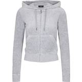 8 - XXS Overdele Juicy Couture Classic Velour Robertson Hoodie - Gray Marl