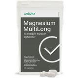 Glycin Vitaminer & Mineraler Wellvita Magnesium MultiLong 120 stk