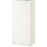 Døre - Træfiber Garderober Ikea KLEPPSTAD White Garderobeskab 79x176cm