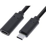 InLine Sort Kabler InLine USB-C 3.2 Gen.1 forlængerkabel