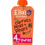 Pærere Babymad & Tilskud Ella's Kitchen Carrots, Peas + Pears Puree 120g