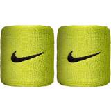 Grøn - Nylon Tilbehør Nike Swoosh Wristband 2-pack - Lime