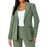 Vila Elastan/Lycra/Spandex - Grøn Overdele Vila Lowny Straight Blazer