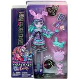 Monster Legetøj Mattel Monster High Twyla with Pet Dustin Creepover Party