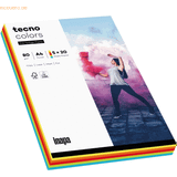 Papir Tecno colors Mix A 4 80 g Intense Colors 5x 20 Sheets