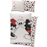 Mickey Mouse Tekstiler MCU Minnie og Mickey Mouse Sengetøj 150 - 100 procent
