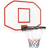 Basketball plade vidaXL Basketballkurv med plade 109x71x3 cm polyethylen hvid