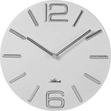 Hvid Brugskunst Atlanta Clock 4512/0, Quartz Vægur