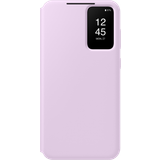 Beige Covers med kortholder Samsung Smart View Wallet Case for Galaxy S23+