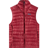Genanvendt materiale - Rød Overtøj Patagonia Down Sweater Vest - Wax Red