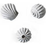 Beton - Sort Brugskunst Cooee Design The Genesis Shells Sculpture Dekorationsfigur 4cm 3stk
