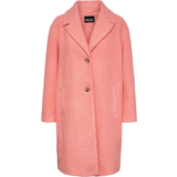 Knapper - Pink Overtøj Pieces Pcnikla Coat