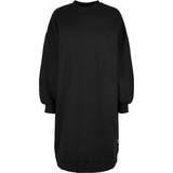32 - Dame - Oversized Kjoler Urban Classics Organic Oversized Midi Crewneck Dress - Black