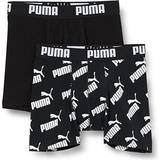 Puma Drenge Undertøj Puma Boy's Aop Boxer 2-pack - Black