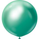 Premium Kæmpe Latexballoner Chrome Grøn