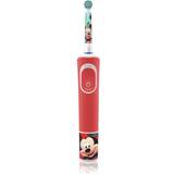 Multifarvet Elektriske tandbørster Oral-B Vitality Kids D100 Mickey Red roteren. [Levering: 4-5 dage]