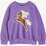 Mini Rodini Horses Sweatshirt - Purple
