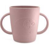 Pink - Træ Babyudstyr Sebra Mums Cup With Handle