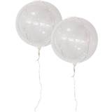 Konfirmationer Festartikler Balloons Round with LED Light 2-pack