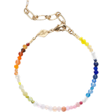 Glas Armbånd Anni Lu Gili Bracelet - Gold/Multicolour