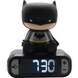 Gul Vækkeure Børneværelse Lexibook Luminous Batman Digital Alarm Night Light