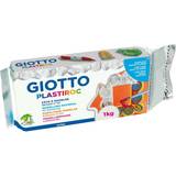 Giotto Modellervoks Giotto Plastiroc Lufttørrende Ler 1 Kg, Hvid