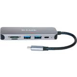 Usb hub kortlæser D-Link USB Hub DUB-2325