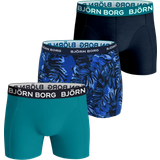Björn Borg Boxershorts 3-pack Blue/Print/Navy