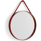 Rød Spejle Hay Strap Mirror No 2 Vægspejl