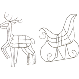 Beliani Julebelysning Beliani Shumee reindeer Christmas decoration Julelampe