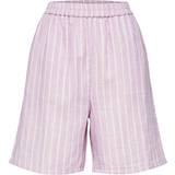 Selected Dame Shorts Selected Stribet Shorts