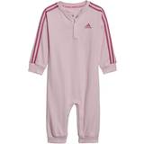 Jumpsuits adidas Infant Essentials 3-Stripes French Terry Bodysuit - Clear Pink/Preloved Fuchsia