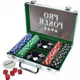 Hasardspil - Pokersæt Brætspil Tactic Propoker Suitcase with 200 Poker Chips