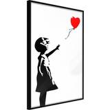 Artgeist Banksy Girl with Balloon Plakat 20x30cm