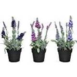 PVC Kunstige planter Kaemingk Dekorativ Lavendel Kunstig plante