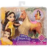 Prinsesser - Tilbehør til modedukker Dukker & Dukkehus JAKKS Pacific Disney Princess Belle Doll & Phillipe Petite