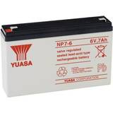 Yuasa Batterier & Opladere Yuasa NP7-6 UPS-batterier Slutna blybatterier (VRLA) 6 V