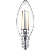 Lyskilder Philips 9.7cm LED Lamps 2W E14 2-pack