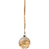 Batteridrevede - Sølv Loftlamper Star Trading Bauble Glow Pendel 10cm