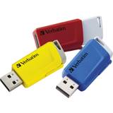16 GB - USB 3.2 (Gen 1) USB Stik Verbatim USB 3.2 Gen 1 V Store N CLICK 16GB (3-Pack)