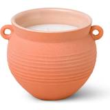 Keramik - Med håndtag Lysestager, Lys & Dufte Paddywax Santorini Terracotta Duftlys 240g