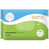 Uparfumerede Vådservietter Klinion Bodywash Sengebadsservietter 4-pack